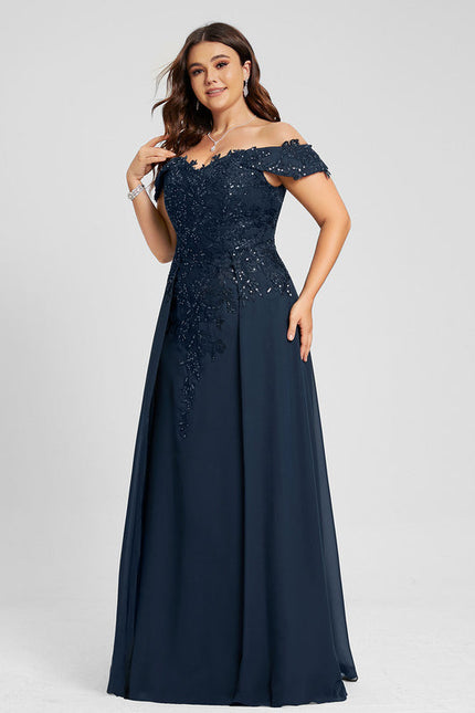 Robe Élégante Épaule Dénudée Paillettes - gallery 9