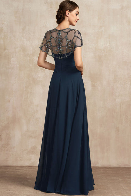 Robe Élégante Mère Mariée Illusion - gallery 5