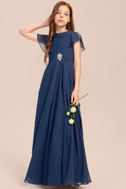 Robe Enfant Élégante Col Rond - gallery 5