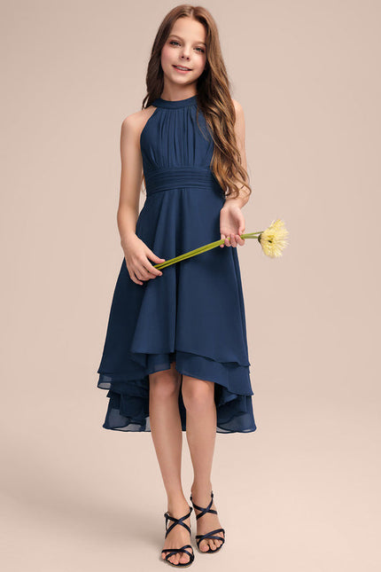 Robe Enfant Chic Asymétrique Nuit