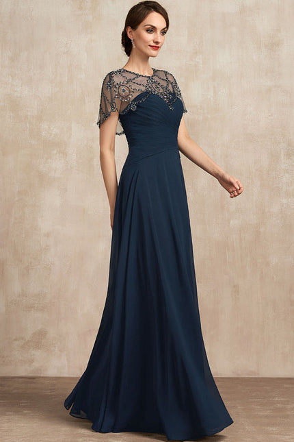 Robe Élégante Mère Mariée Illusion - gallery 4