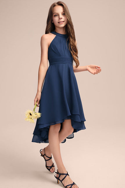 Robe Enfant Chic Asymétrique Nuit - gallery 3