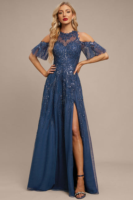 Robe De Soirée Pailletée Chic - gallery 3