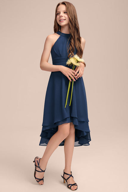 Robe Enfant Chic Asymétrique Nuit - gallery 2