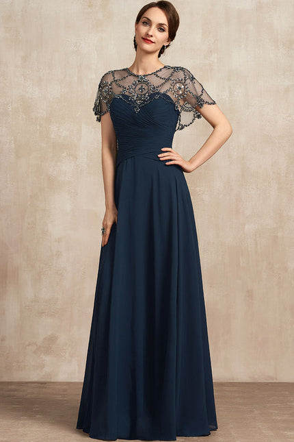 Robe Élégante Mère Mariée Illusion - gallery 2