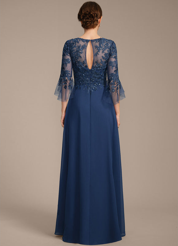 Robe Élégante Mère Mariée Volants - gallery 5