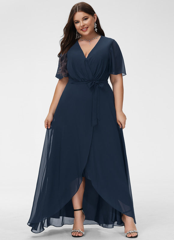Robe Longue Chic Col V Fluide - gallery 8