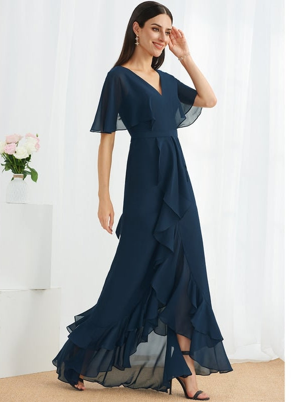 Robe Femme Bleu Marine Chic - gallery 1