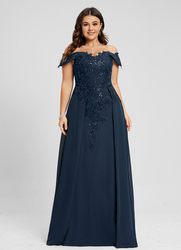 Robe Élégante Épaule Dénudée Paillettes - gallery 8
