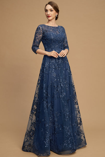 Robe Éblouissante Dentelle Émeraude - gallery 7