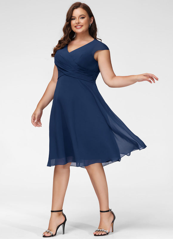 Robe Cocktail Volants Chic Nuit - gallery 5