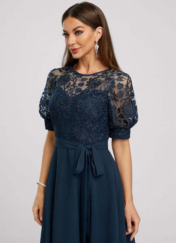 Robe Cocktail Évasée Élégante Nuit - gallery 4