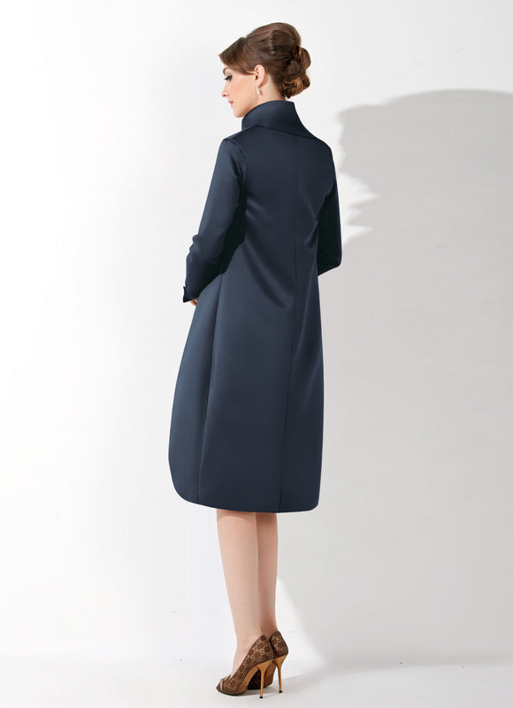 Robe Élégante Mère Mariée Satinée - gallery 1