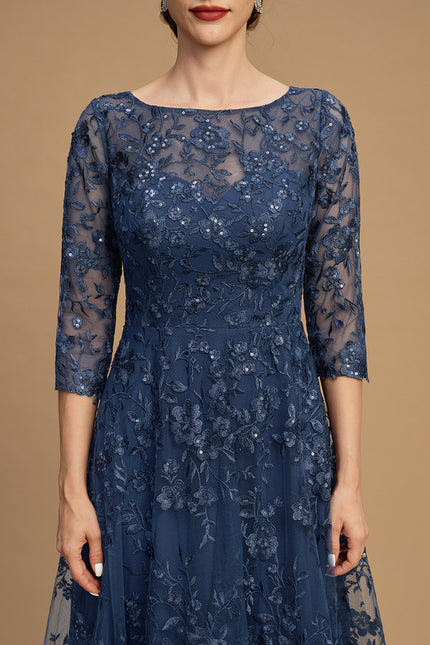 Robe Éblouissante Dentelle Émeraude - gallery 3