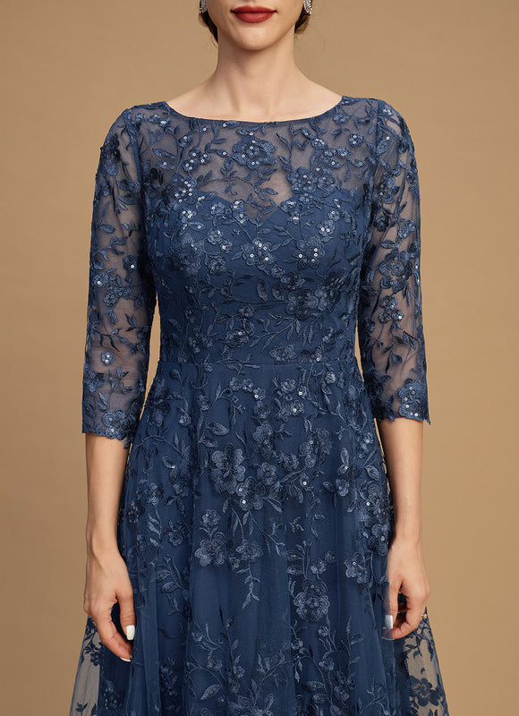 Robe Éblouissante Dentelle Émeraude - gallery 3