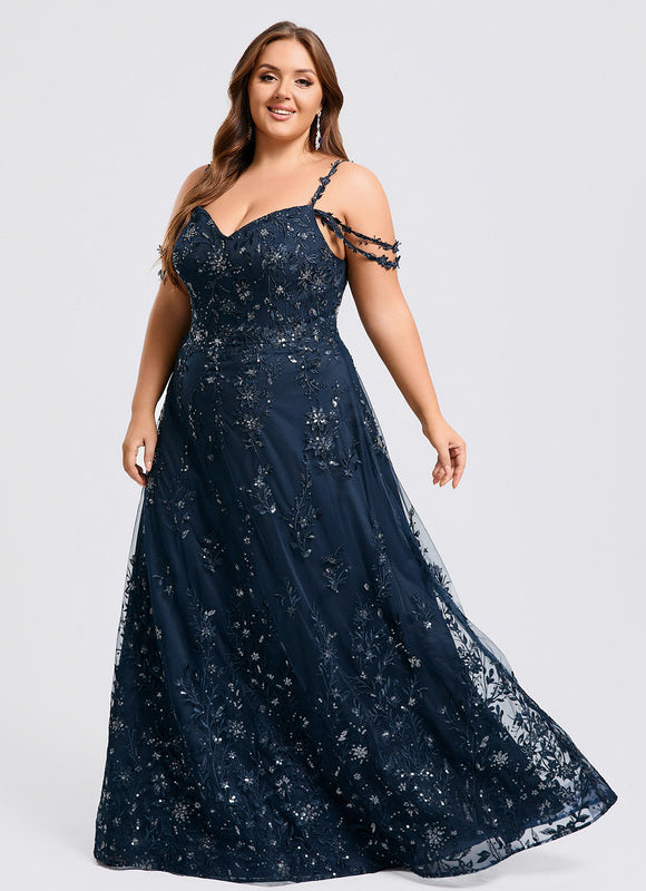 Robe De Bal Élégante Pailletée - gallery 5