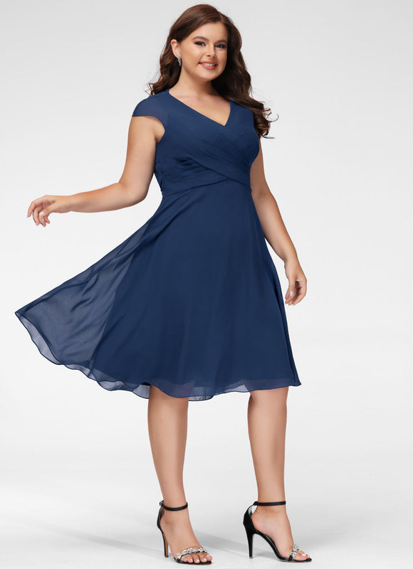 Robe Cocktail Volants Chic Nuit - gallery 6