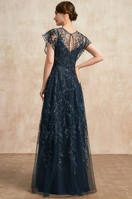 Robe Éblouissante Mère Mariée Paillettes - gallery 3