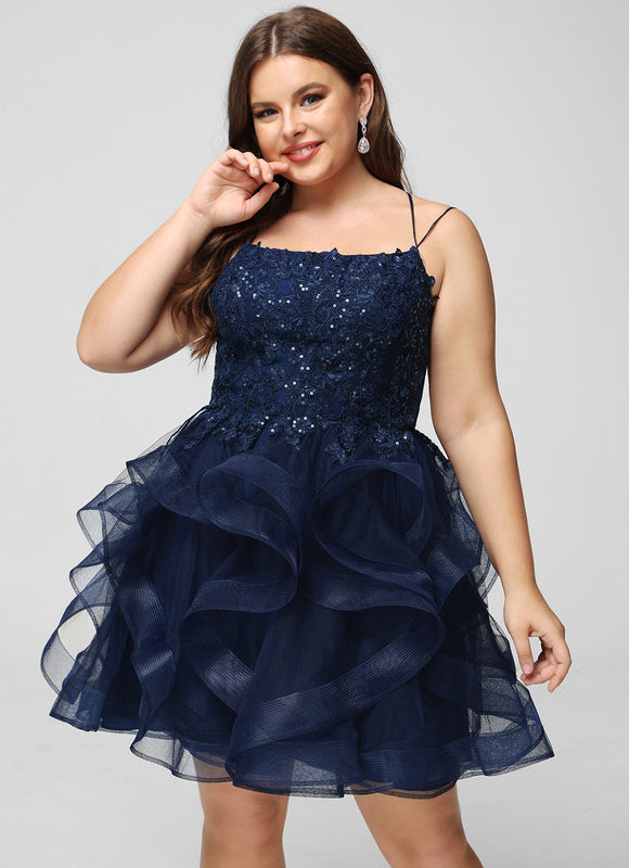 Robe De Bal Tulle Volants Chic - gallery 9