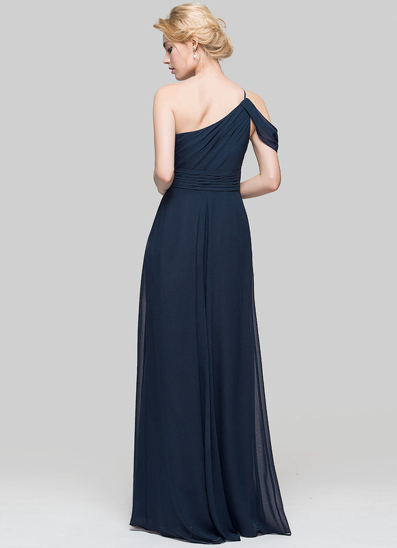 Robe Longue Chic Une Épaule - gallery 3