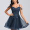 Robe Tube Bleu Marine