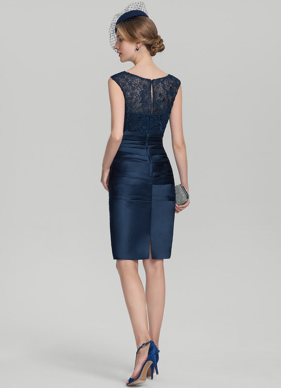 Robe Élégante Mère Mariée Satinée - gallery 2
