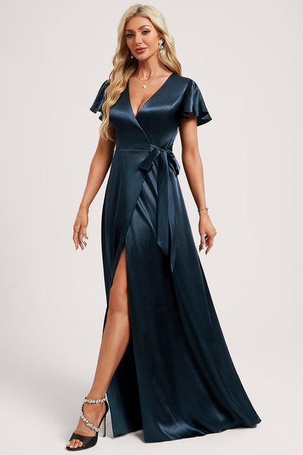 Robe Empire Bleu Marine - gallery 1