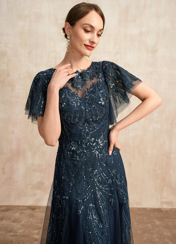Robe Éblouissante Mère Mariée Paillettes - gallery 6