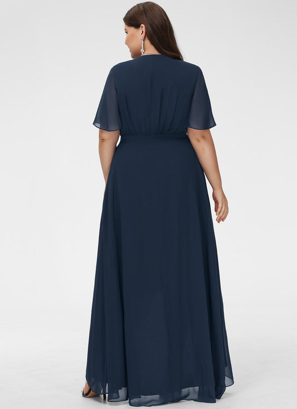 Robe Longue Chic Col V Fluide - gallery 6