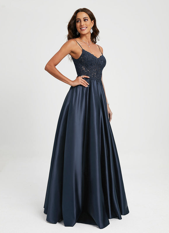 Robe De Bal Satinée Chic Élégante - gallery 2