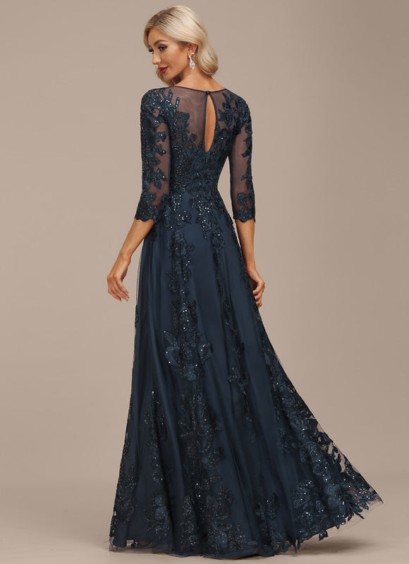 Robe Éblouissante Mère Mariée Paillettes - gallery 3