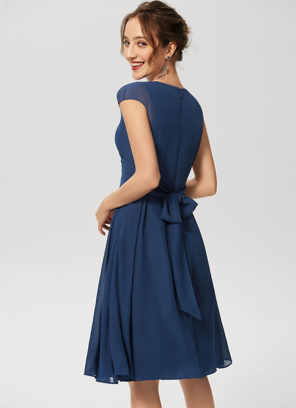 Robe Cocktail Volants Chic Nuit - gallery 3