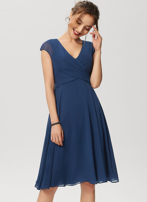 Robe Cocktail Volants Chic Nuit - gallery 2
