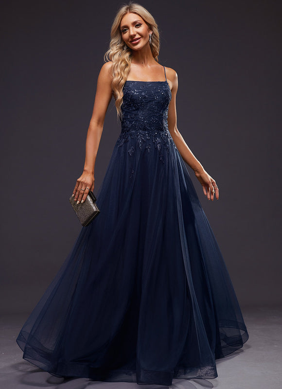Robe De Bal Tulle Scintillante Élégante - gallery 2