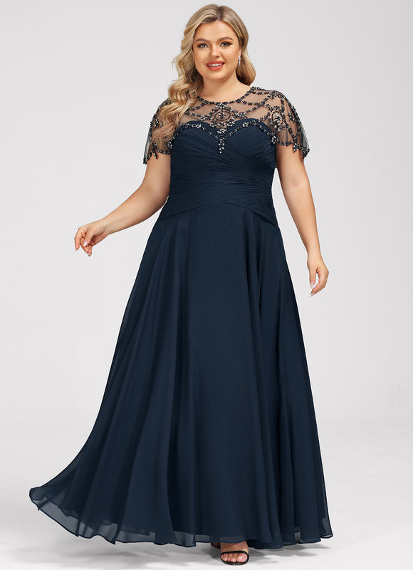 Robe Élégante Mère Mariée Illusion - gallery 6