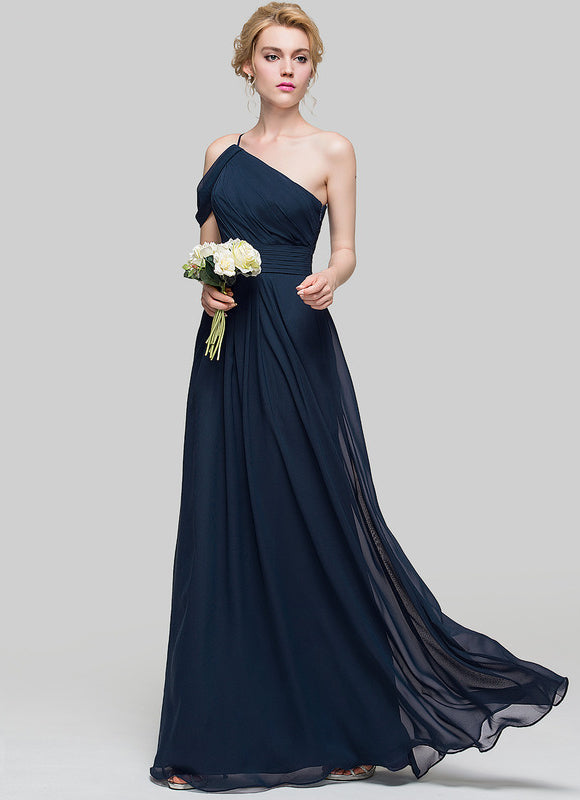 Robe Longue Chic Une Épaule - gallery 5