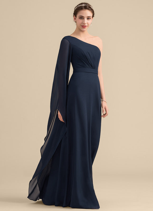 Robe Longue Chic Une Épaule