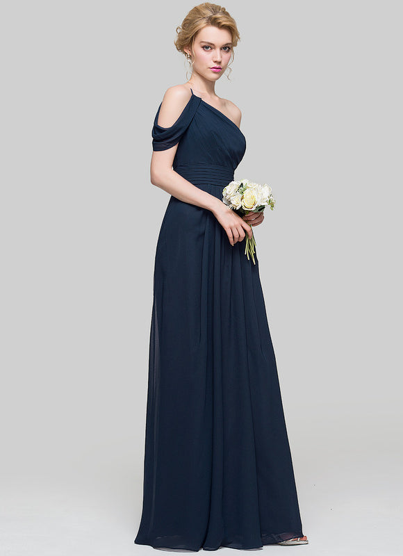 Robe Longue Chic Une Épaule - gallery 7