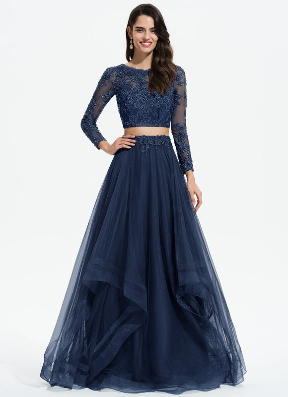 Robe De Bal Tulle Brodée Élégante
