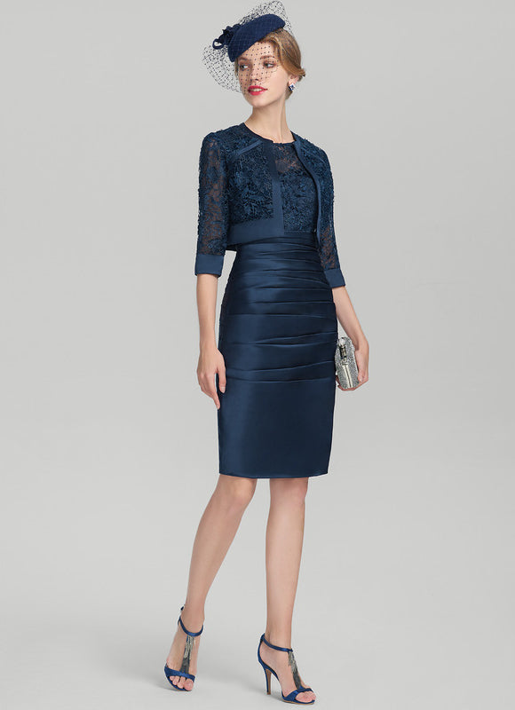 Robe Élégante Mère Mariée Satinée - gallery 6