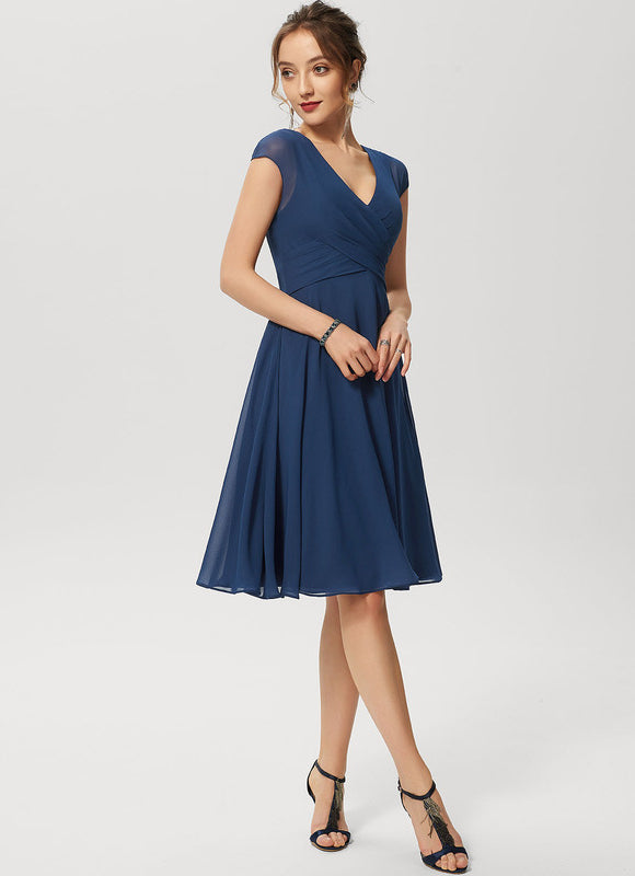 Robe Cocktail Volants Chic Nuit - gallery 1