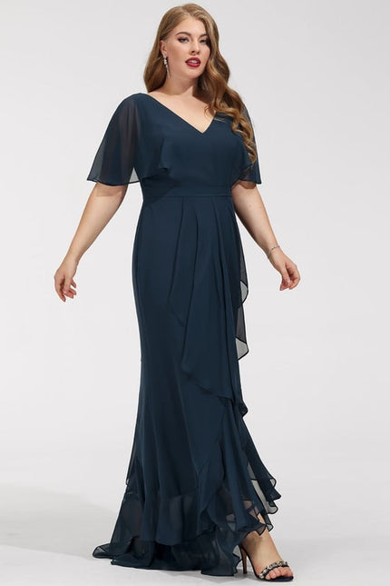 Robe Femme Bleu Marine Chic - gallery 6