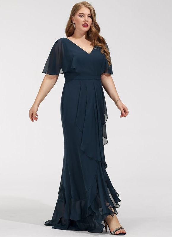 Robe Femme Bleu Marine Chic - gallery 6