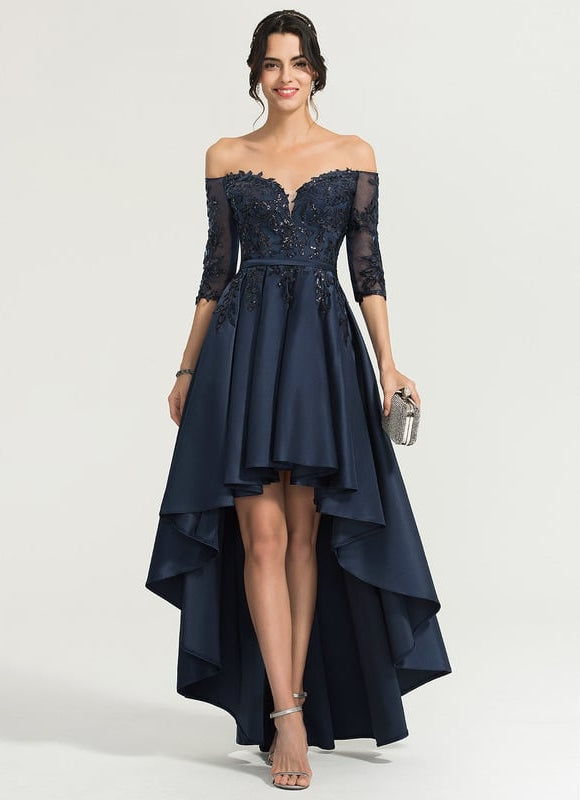 Robe De Bal Chic Asymétrique Élégante