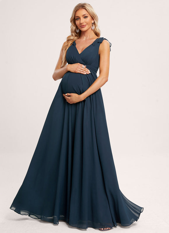 Robe Mousseline Maternité Élégante - gallery 3