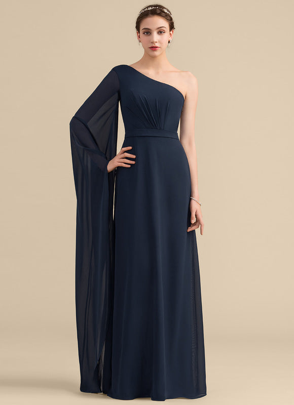 Robe Longue Chic Une Épaule - gallery 3