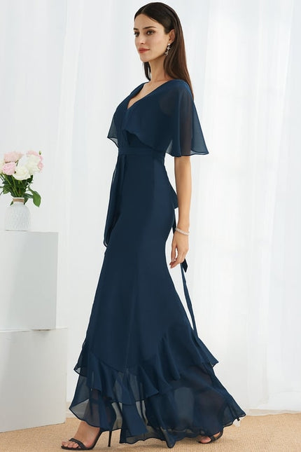 Robe Femme Bleu Marine Chic - gallery 2