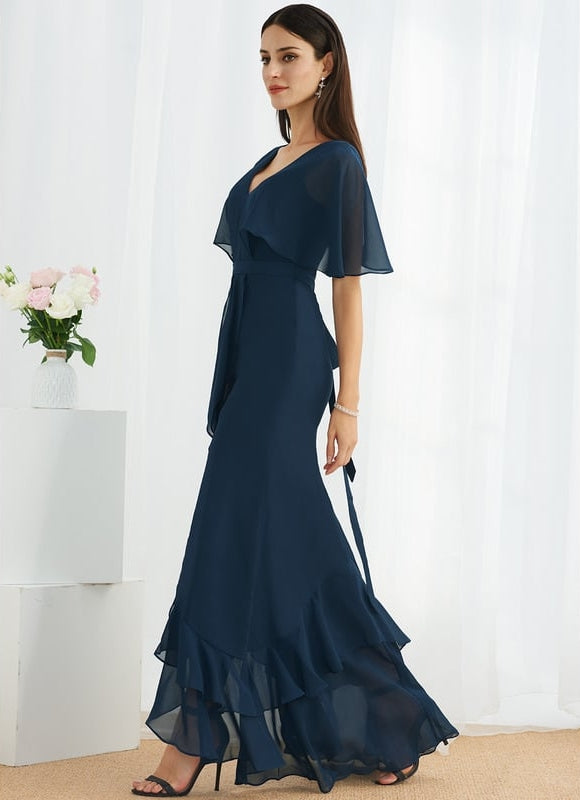 Robe Femme Bleu Marine Chic - gallery 2