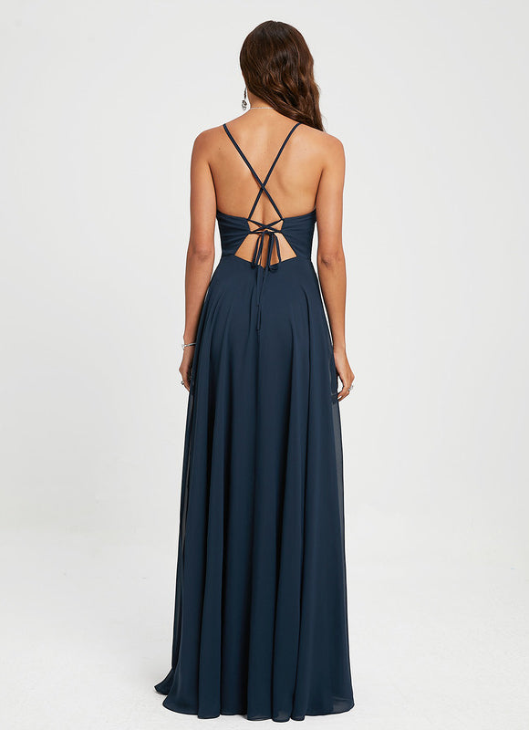 Robe Élégante Licou Longue Nuit - gallery 1