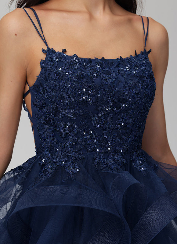 Robe De Bal Tulle Volants Chic - gallery 2